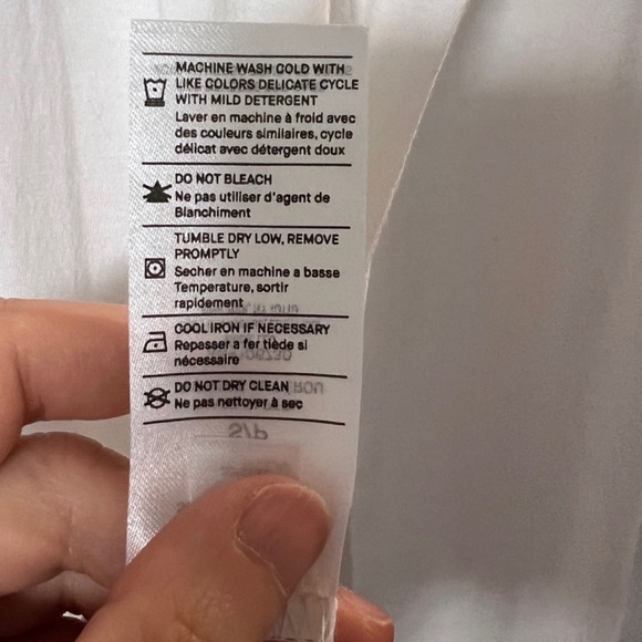 Vince white little boy soft small top worn once - Picture 6 of 7